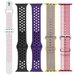 Set 5 Curele iUni compatibile cu Apple Watch 1/2/3/4/5/6/7, 42mm, Alb/Roz, Negru, Mov, Multicolor, G